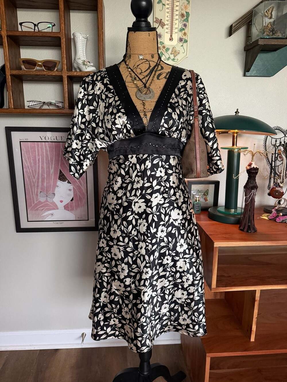 Babydoll tie back fall transition y2k dress